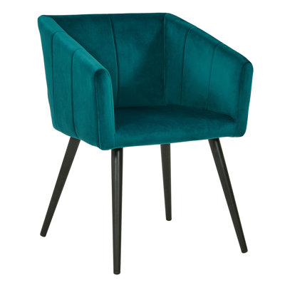 Fauteuil en velours de 20 po Sima