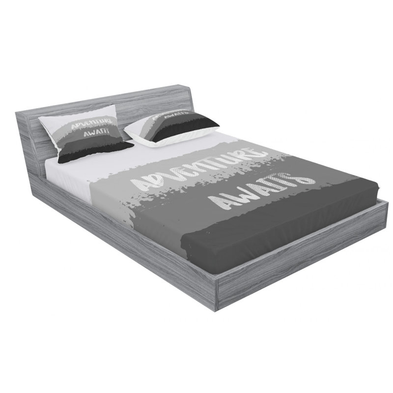 Microfiber Sheet Set, Queen Sheet Set with Fitted Sheet