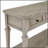 Classic Retro Style Console Table with Three Top Drawers and Open Bottom Shelf, Easy Assembly (Gray Wash)-2125519821