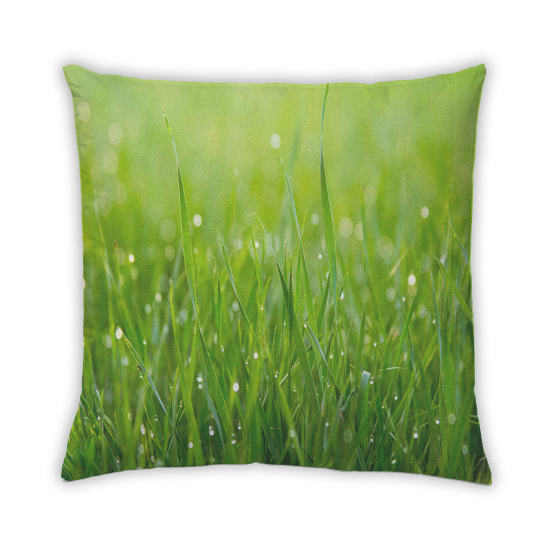 Coussin décoratif Color Focus Green 91, Microsuède