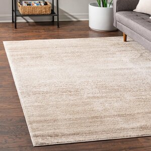 Hulsey Striped Ivory Area Rug