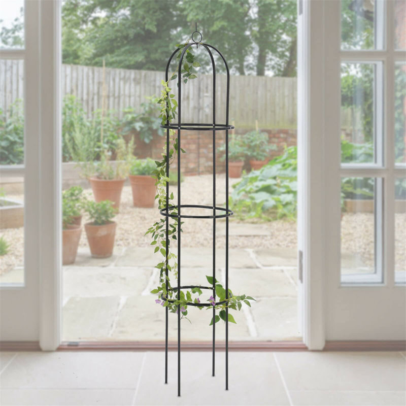 190cm H x 41cm W Metal Obelisk