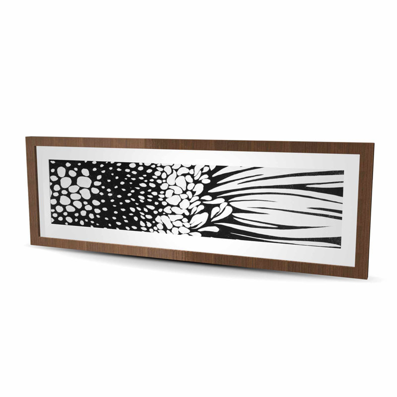 Gerbera imprimé floral avec passe-partout mat | Living Living Home Decor