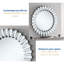 Rio Wood Flat Wall Mirror