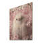 «Majestic Chick Portrait Blooms», animal de poulet sur bois-102952175