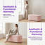 Banc de rangement ovale avec repose-pieds-1771359892