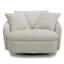 Fauteuil pivotant et demi rembourré Brieona-98386751