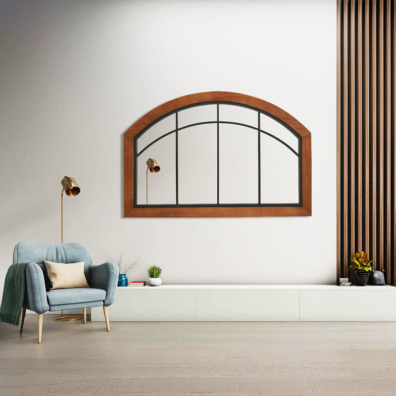 Mikado Wood Flat Wall Mirror