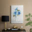 Gingham Blue Flowers I -Gallery Wraraped Cavas-1935466973