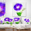 Coussin lombaire gentiana alpina floral