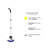 Nifftee Electric Spin Cleaner, Mop, Duster, and Polisher with LED Lighting
