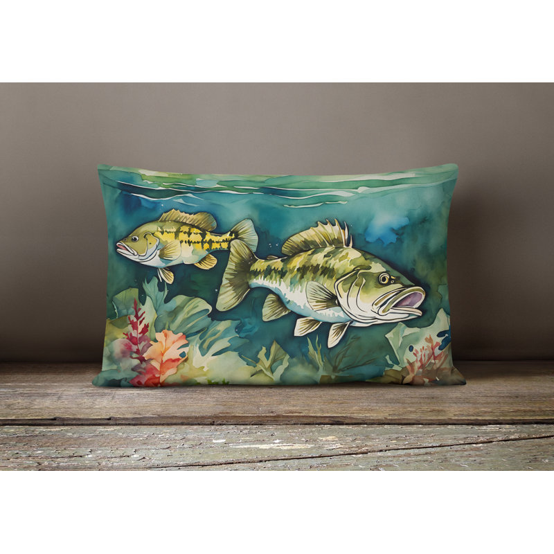 Housse et insert de coussin rectangulaire en polyester pour l'intérieur et l'extérieur
