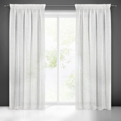 Nitya Slot Top Semi Sheer Curtain