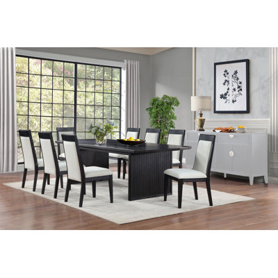 Akramas 9-piece Extension Dining Table Set
