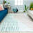 Elleisha Performance Abstract Indoor Rug-1484287002