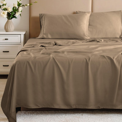 Ensemble de draps en rayonne de bambou à densité de tissage 300 fils Blue Nile Mills