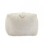 Fauteuil à billes Olbia, fausse fourrure beige