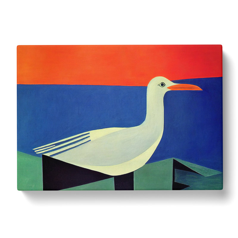 Seagull Abstract Vol.3 - Wrapped Canvas, 40cm H x 60cm W x 3cm D