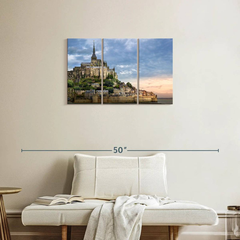 Adella - Mont Saint-Michel historique, H 20 po x l 33 po
