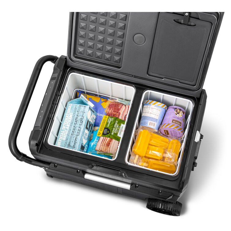 Costway 55 Quart Cooler Portable Ice Chest W/ Cutting Board Basket
