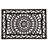 Karyen Scrolled Medallion Non-Slip Rubber Doormat
