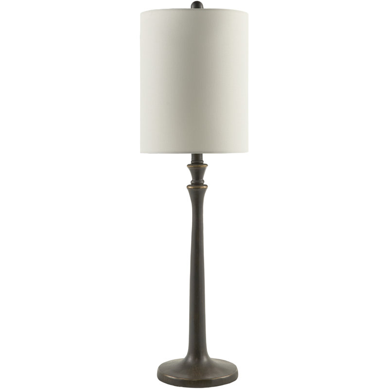 Lampe de table Alecs, White, Noir, noir, noir, noir