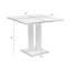 Wavell Table de salle à manger à piédestal pouvant accueillir jusqu'à 4 personnes