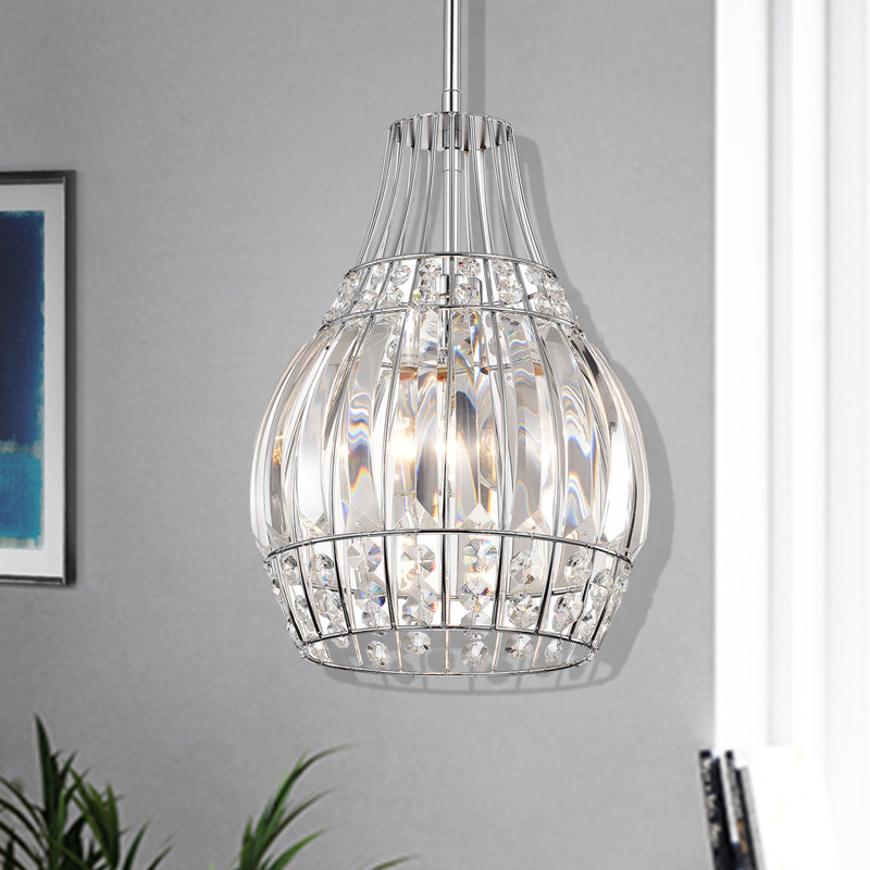 Harrisonburg 1 - Light Chrome Single Pendant