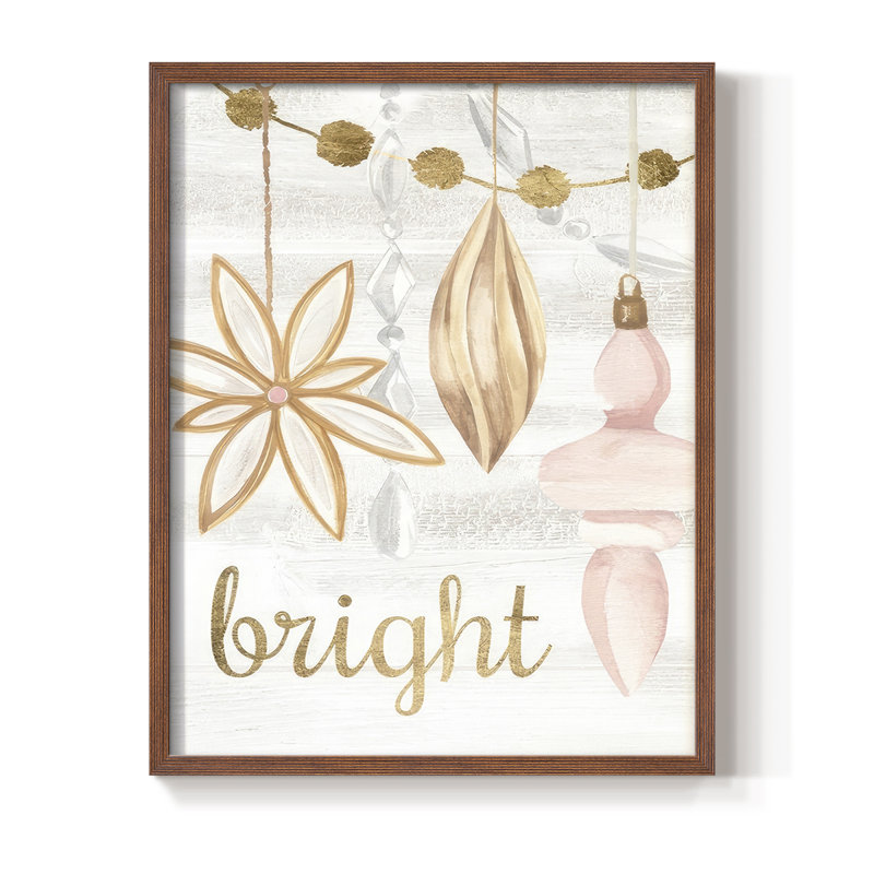 Impression encadrée de la collection Elegant Ornaments - bois massif, 30" H x 24" W, Noyer
