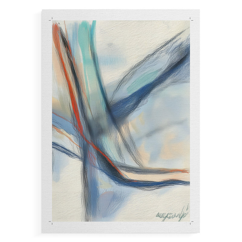Série ABSTRACT DCCxx - Impression sur toile seulement - non encadrée, H 18 po x l 12 po
