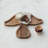 Mushroom Shaped Mango Wood Serving Board