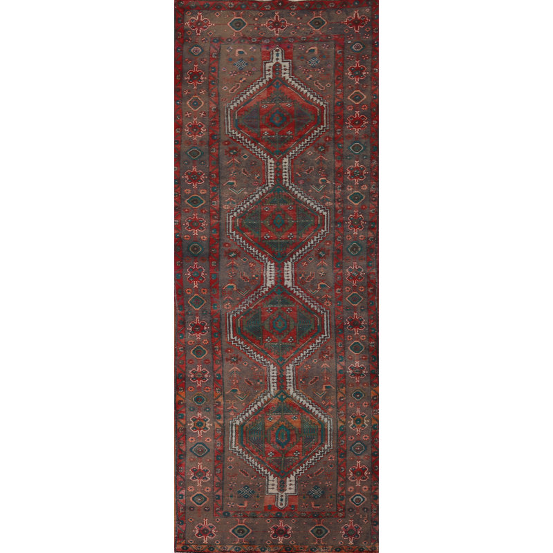 Tapis de couloir rétro 4 x 12