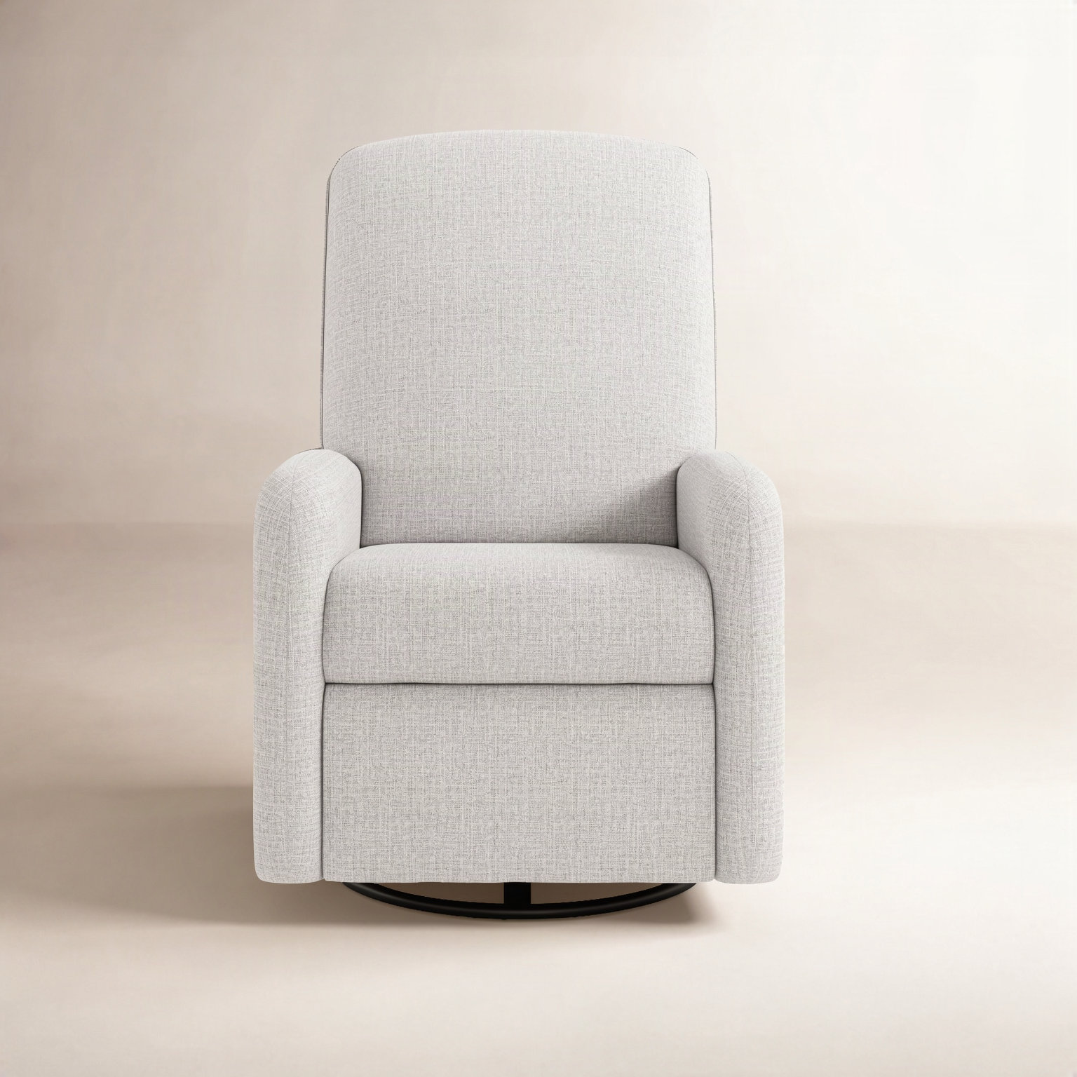 Bellwood Swivel Nursery Chair, Steel Basketweave
