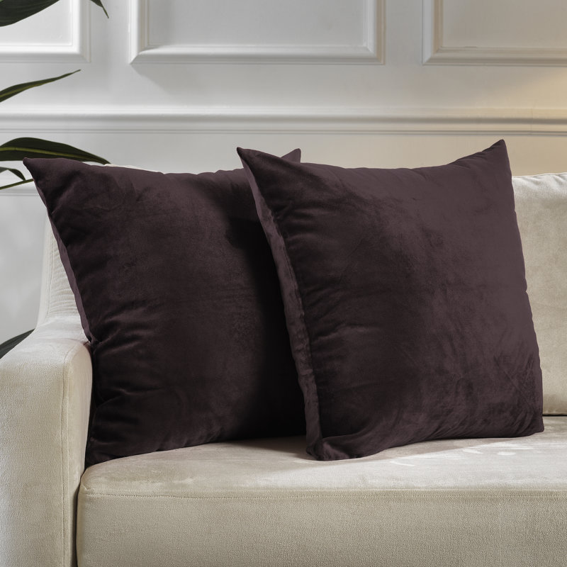 Housses de coussin rectangulaires en velours mat, 79 Catata