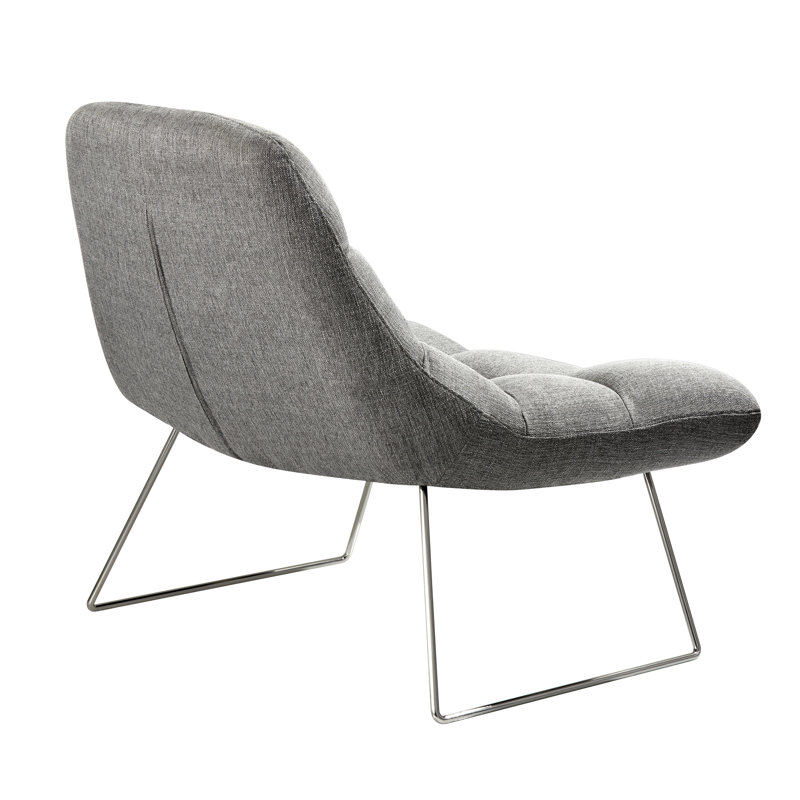 Méridienne Baelynn, Mélange de polyester gris clair