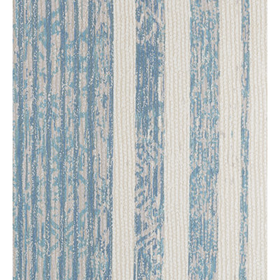 Tapis 24 po x 36 po, lavable à la machine, envers antidérapant, intérieur / extérieur - rayures pierre et ciel