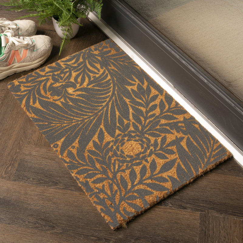 Caledon William Morris Lark Kitchen Mat, Grey/Yellow
