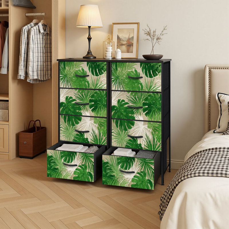 Commode 4 tiroirs avec rangement vertical