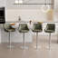 Ensemble de 2 tabourets de bar Aryelle, tabourets réglables à hauteur de comptoir avec dossier et accoudoirs, chaises de bar pivotantes modernes avec repose-pieds, tabourets de cuisine en polyuréthane revêtus d'îlot de cuisine, blanc-1062141149-1058920763
