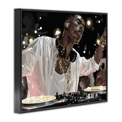 «Music In His Soul», estampe numérique, design par Franklyn Gregory