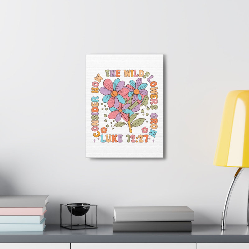 Wall Art on Canvas, 14cm H x 11cm W