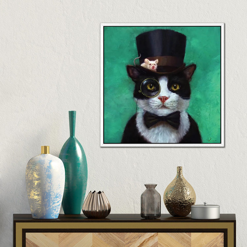Lucia Heffernan - Print on Canvas, White Framed, 66.04 cm H x 66.04 cm W