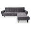 Shiflet 3 Seater Velvet Sofa Bed-55866257