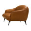 Fauteuil en cuir véritable touffeté Lamoria-70673195