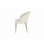 Chaise d'appoint en tissu blanc (ensemble de 2)-1272487076
