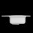 72'' W x 22'' D Solid Surface Vanity Top Rectangular White Vanity Sink Coauntertop with Pre-drilled Faucet Hole for Bathroom