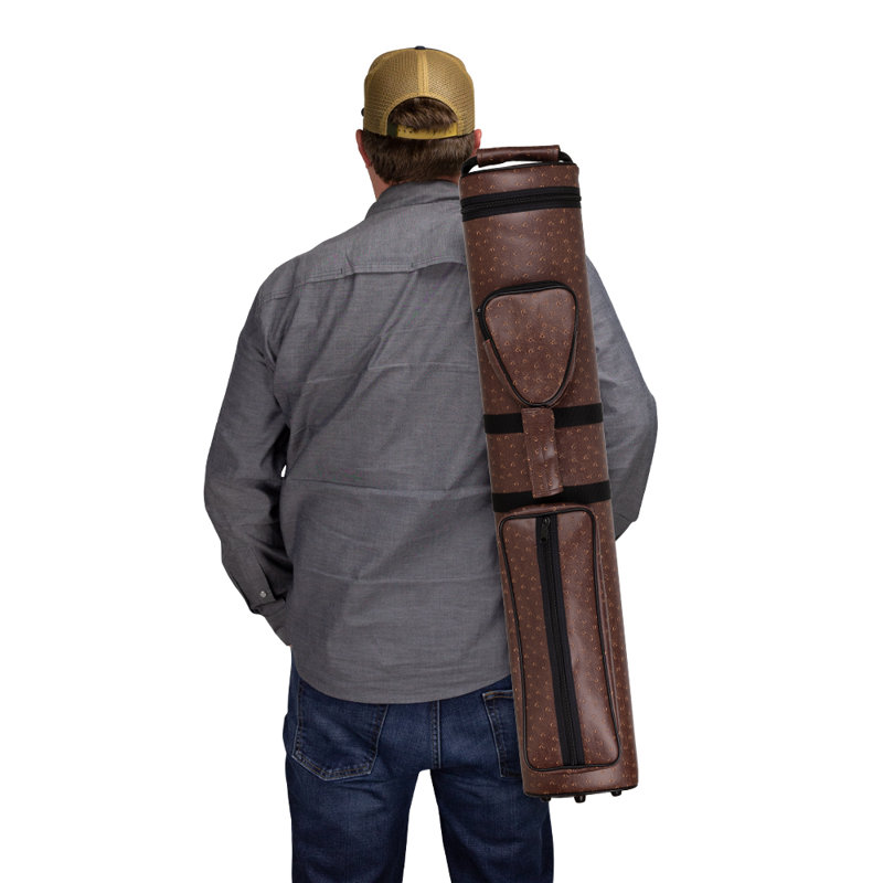 3/5 Hard Pool Cue Case, Brown