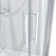 Monaco 36'' W 75'' H Framed Round Reversible Shower Kit in Chrome