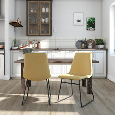 Chaise rembourrée moulée (chaises de salle à manger seulement)