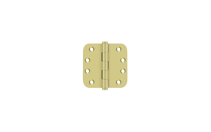 Steel Hinge, Polished Brass, Solid Brass